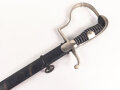 Reichswehr und frühe Wehrmacht,  Extrasäbel für Mannschaften und Unteroffiziere. Saubere Klinge von Ernst Pack & Söhne mbH Waffenfabrik Solingen, Scheide Originallack, guter Gesamtzustand