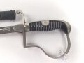 Reichswehr und frühe Wehrmacht,  Extrasäbel für Mannschaften und Unteroffiziere. Saubere Klinge von " Siegfried Waffen" Scheide Originallack, guter Gesamtzustand