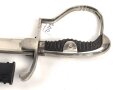 Preußen,  Artillerie Säbel Modell 1848 , Eigentumstück mit sauberer " Eisenhauer" Klinge. Die Scheide original lackiert