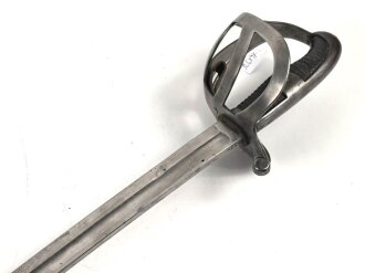 Preußen,  Kavallerie Säbel Modell 1952. Kammertsück von 1860 in gutem Gesamtzustand, die Scheide fehlt