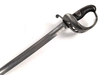 Preußen,  Kavallerie Säbel Modell 1952. Kammertsück von 1860 in gutem Gesamtzustand, die Scheide fehlt