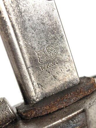 Preußen,  Kavallerie Säbel Modell 1952/ 79. Eigentumstück mit Pfeife, sogenannter "Feldwebelsäbel" Gereinigtes Stück, die Scheide neuzeitlich lackiert