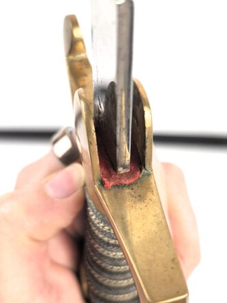 Preußen Säbel, höchstwahrscheinlich für Polizei. Doppelseitige Klingenätzung, guter Gesamtzustand