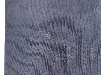 Kaiserreich, dunkelblaue Hose für berittene . Eigentumstück in Offiziersqualität. Getragen, ungereinigt