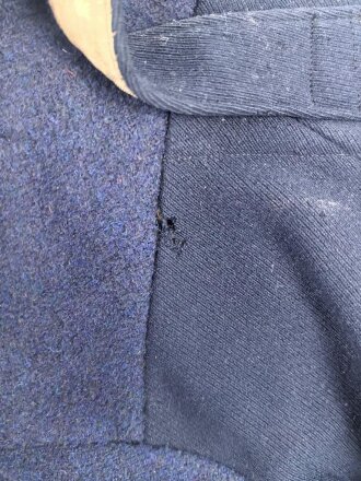 Kaiserreich, dunkelblaue Hose für berittene . Eigentumstück in Offiziersqualität. Getragen, ungereinigt