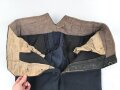 Kaiserreich, dunkelblaue Hose für berittene . Eigentumstück in Offiziersqualität. Getragen, ungereinigt