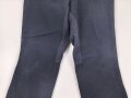 Kaiserreich, dunkelblaue Hose für berittene . Eigentumstück in Offiziersqualität. Getragen, ungereinigt