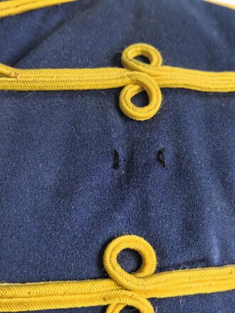 Preußen, Attila für Mannschaften im Husaren Regiment " König Wilhelm I." Nr. 7. farbfrisches Eigentumstück in gutem Gesamtzustand