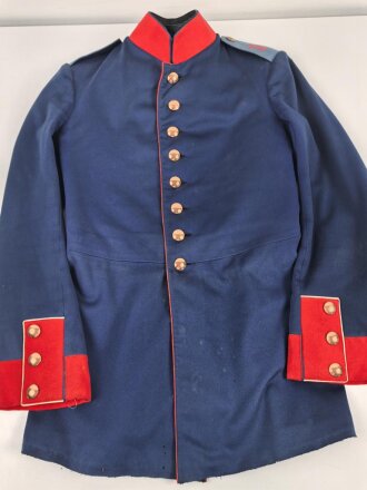 Preussen, Waffenrock für Mannschaften im Infanterie-Regiment Freiherr von Sparr (3. Westfälisches) Nr. 16. Eigentumstück in gutem Gesamtzustand