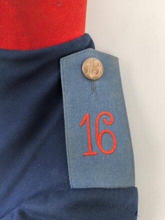 Preussen, Waffenrock für Mannschaften im Infanterie-Regiment Freiherr von Sparr (3. Westfälisches) Nr. 16. Eigentumstück in gutem Gesamtzustand