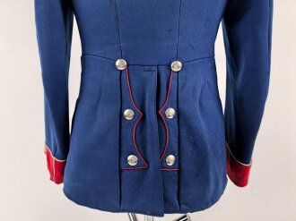 Bayern, Waffenrock für Mannschaften im Königlich Bayerischen Infanterie Leib Regiment. Stärker getragenes Eigentumstück