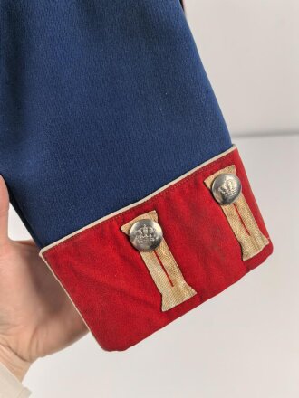 Bayern, Waffenrock für Mannschaften im Königlich Bayerischen Infanterie Leib Regiment. Stärker getragenes Eigentumstück