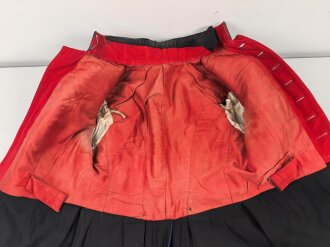 Bayern, Waffenrock für Mannschaften im Königlich Bayerischen Infanterie Leib Regiment. Stärker getragenes Eigentumstück