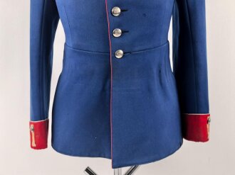 Bayern, Waffenrock für Mannschaften im Königlich Bayerischen Infanterie Leib Regiment. Stärker getragenes Eigentumstück