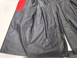 Kaiserreich, dunkelblauer Überrock in bescheidenem Zustand, Schneideretikett aus Münster in Westfalen