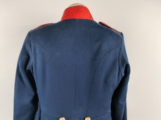 Bayern, Überrock / Mantel für einen Offizier im 6. Infanterie Regiment Kaiser Wilhelm, König von Preussen. Getragenes Eigentumstück mit Altersspuren, ungereinigt