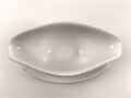 Heer, Kantinenporzellan Sauciere, Hersteller H & C Selb Bavaria Heinrich 1939. Gesamtlänge 25cm, gebraucht