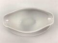 Reichsarbeitsdienst, Kantinenporzellan Sauciere, Hersteller Alb Schönwald 1940. Gesamtlänge 25cm, gebraucht