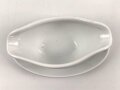 Luftwaffe, Kantinenporzellan Sauciere, Hersteller Bauscher Weiden 1938. Gesamtlänge 25cm, gebraucht