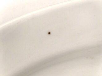 Luftwaffe, Kantinenporzellan, große Vorlegeplatte, Gesamtlänge 41cm, Hersteller Bavaria 1942. Gebraucht