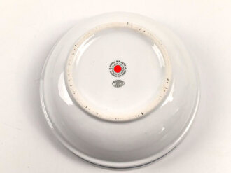 Deutsche Arbeitsfront, Kantinenporzellan Schale, Durchmesser 20cm, Hersteller Bauscher Weiden. Gebraucht