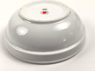 Deutsche Arbeitsfront, Kantinenporzellan Schale, Durchmesser 20cm, Hersteller Bauscher Weiden. Gebraucht