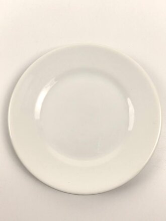 Luftwaffe, Kantinenporzellan flacher Teller, Durchmesser 23cm, Hersteller Johann Haviland Bavaria 1940. Gebraucht