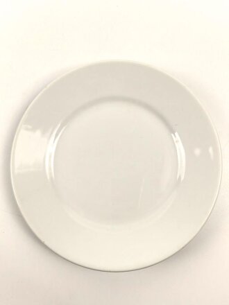 Luftwaffe, Kantinenporzellan flacher Teller, Durchmesser 23cm, Hersteller Bauscher Weiden 1941. Gebraucht