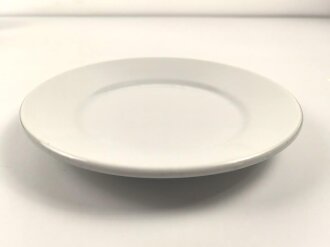 Luftwaffe, Kantinenporzellan flacher Teller, Durchmesser 23cm, Hersteller Bauscher Weiden 1941. Gebraucht