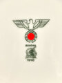 Heer, Kantinenporzellan Suppenteller, Hersteller Bohemia 1940. Durchmesser 23cm, gebraucht