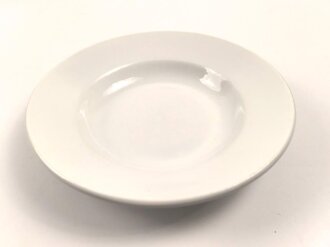 Heer, Kantinenporzellan Suppenteller, Hersteller Bauscher Weiden 1938. Durchmesser 23cm, gebraucht