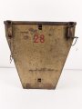 Transportkasten zum Entfernungsmesser 09 der Wehrmacht. Originallack, sehr selten