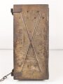Transportkasten zum Entfernungsmesser 09 der Wehrmacht. Originallack, sehr selten