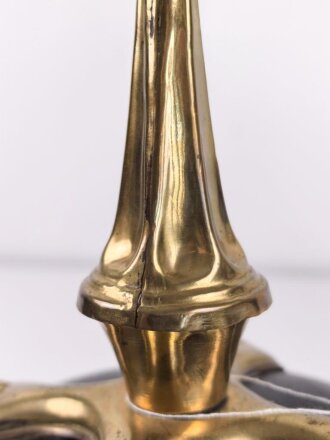 Hessen, Pickelhaube für Offiziere . Neuzeitliche Sammleranfertigung, Kopfgrösse gemessen 58