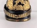 Hessen, Pickelhaube für Offiziere . Neuzeitliche Sammleranfertigung, Kopfgrösse gemessen 58