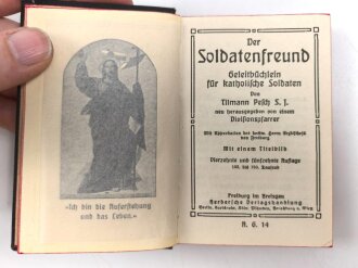 1. Weltkrieg "Der Soldatenfreund - Geleitsbuchlein...