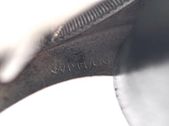 Koppel für Angehörige der Hitlerjugend. Zusammengehörig, getragegen, das Schloos Eisen vernickelt ohne Hersteller. Gesamtlänge des Riemen 80cm