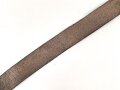 Koppel für Angehörige der Hitlerjugend. Zusammengehörig, getragegen, das Schloos Eisen vernickelt ohne Hersteller. Gesamtlänge des Riemen 80cm