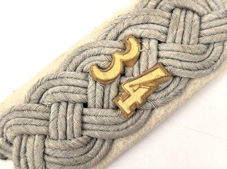 Heer, einzelnes Schulterstück  für einen Major im Infanterie Regiment 34, Länge etwa 10cm
