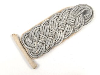 Heer, einzelnes Schulterstück  für einen Major der Infanterie , Länge etwa 10,5cm, Ausführung für die weisse Sommerfeldbluse