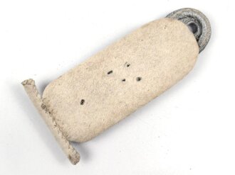 Heer, einzelnes Schulterstück  für einen Major der Infanterie , Länge etwa 10,5cm, Ausführung für die weisse Sommerfeldbluse