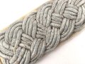 Heer, einzelnes Schulterstück  für einen Major der Infanterie , Länge etwa 10,5cm, Ausführung für die weisse Sommerfeldbluse