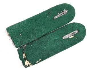 Heer, Paar Schulterstücke für einen Beamten der Heeresverwaltung, Nebenfarbe schwarz. Länge 11,5cm