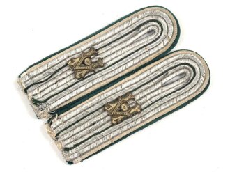 Heer, Paar Schulterstücke für einen Beamten der Heeresverwaltung, Länge etwa 11,5cm