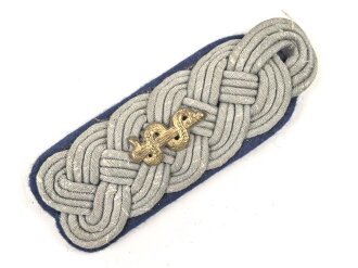 Heer, einzelnes Schulterstück für einen Sanitätsoffizier, Länge etwa 9,5cm