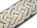 Heer, einzelnes Schulterstück für einen Beamten der Heeresverwaltung, Länge etwa 9,5cm, die Auflage fehlt, Nebenfarbe schwarz