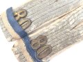 Heer,  Paar  Schulterstücke für einen Leutnant im Infanterie Regiment 80, Länge etwa 10cm, blau/weisser Überschub Originalvernäht