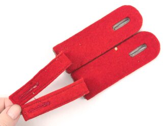 Heer, Paar Schulterstücke für einen Leutnant der Artillerie, Länge etwa 11cm