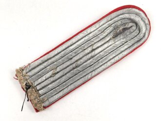 Heer, einzelnes Schulterstück für einen Leutnant der Artillerie, Länge etwa 11cm