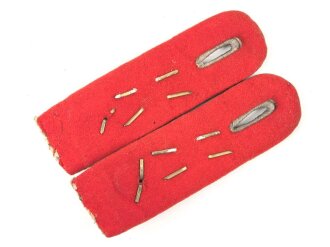 Heer, Paar Schulterstücke für einen Oberleutnant im Artillerie Regiment 35, Länge etwa 11,5cm